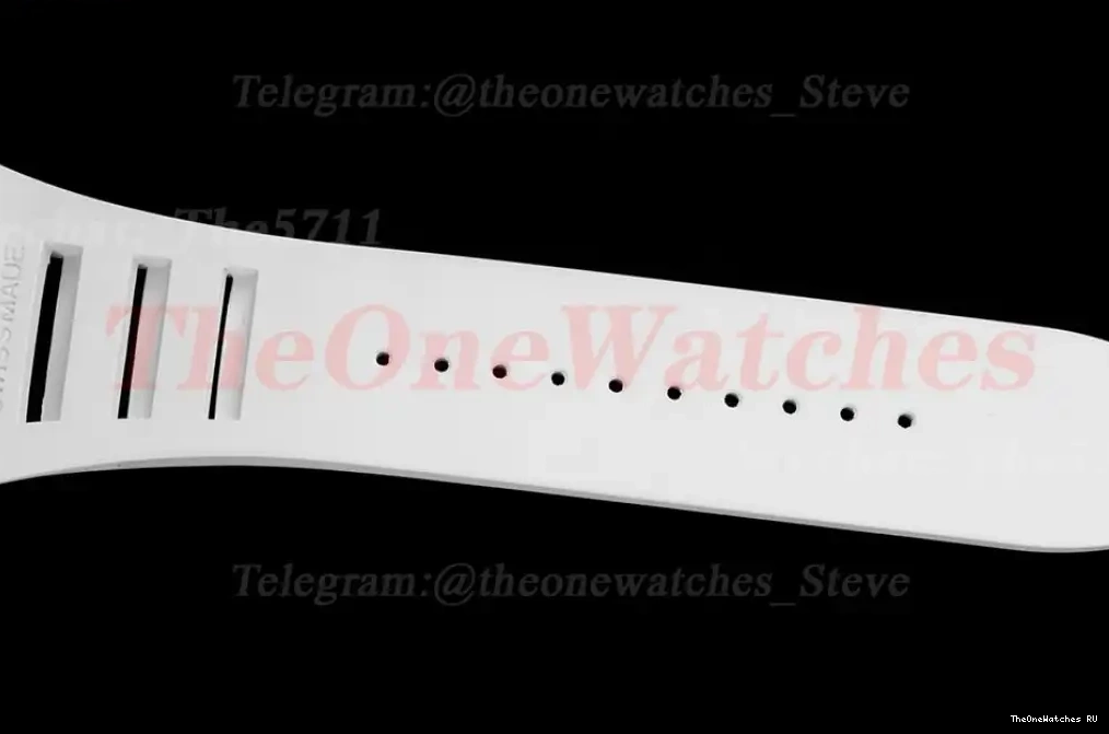 White RMUL2 On RM055 Rubber BBRF Dial NTPT Real Strap Skeleton White V2 0407